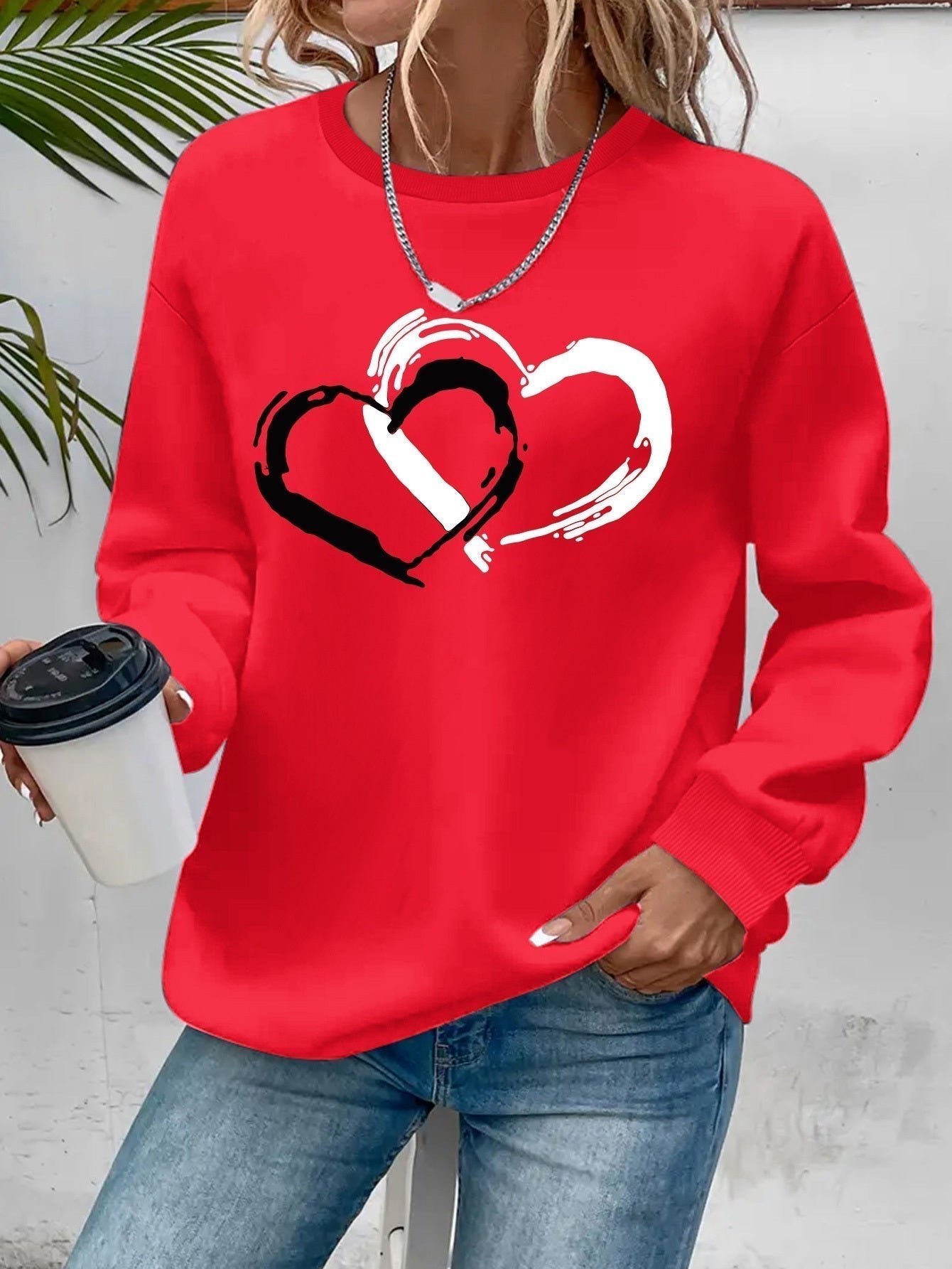 Sharyn | Elegant Heart Sweater