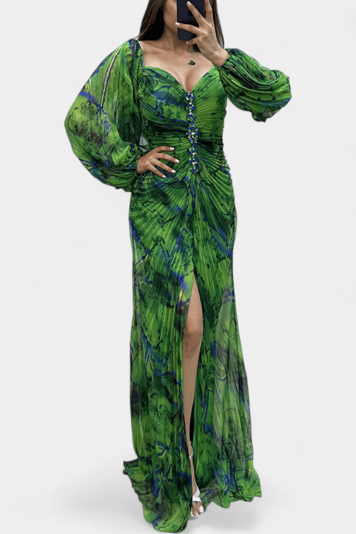 Kirstine | Pleated Maxi Dress