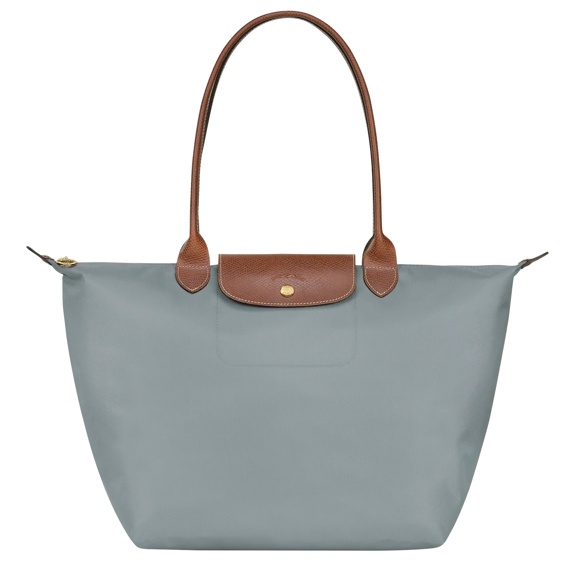 Longchamp - Large Le Pliage Bag, Steel