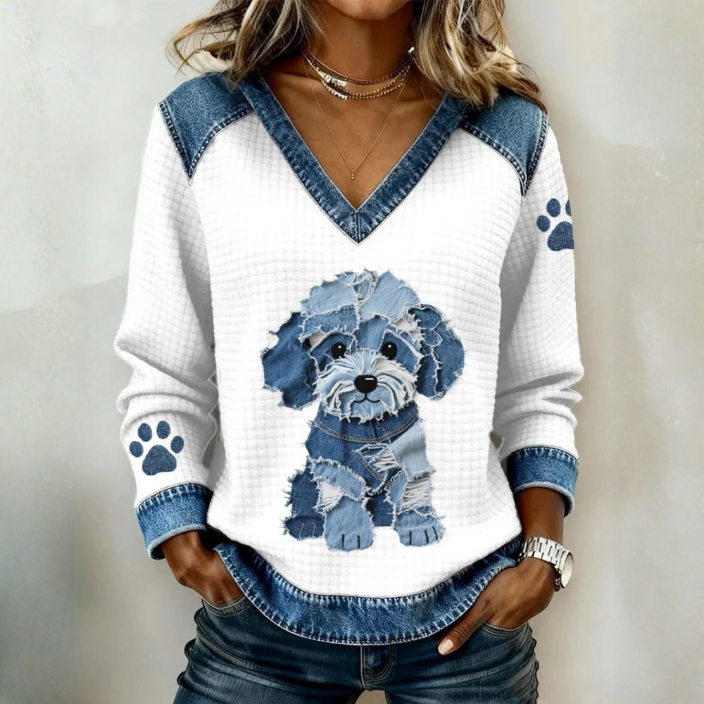 Carmen - Beautiful V-neck for ladies