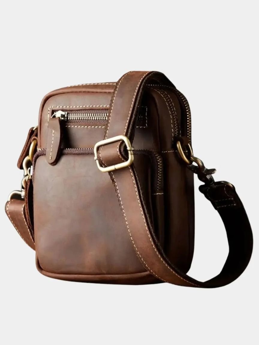 Rene™ | Retro Leather Shoulder Bag