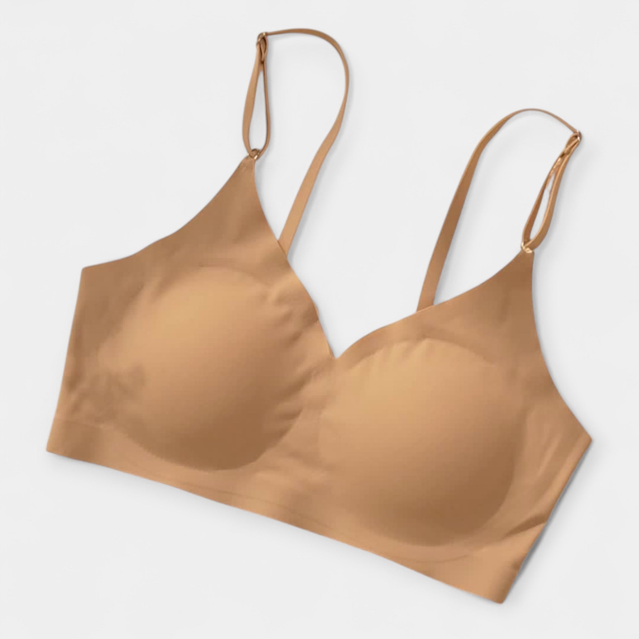 Wireless push-up bra