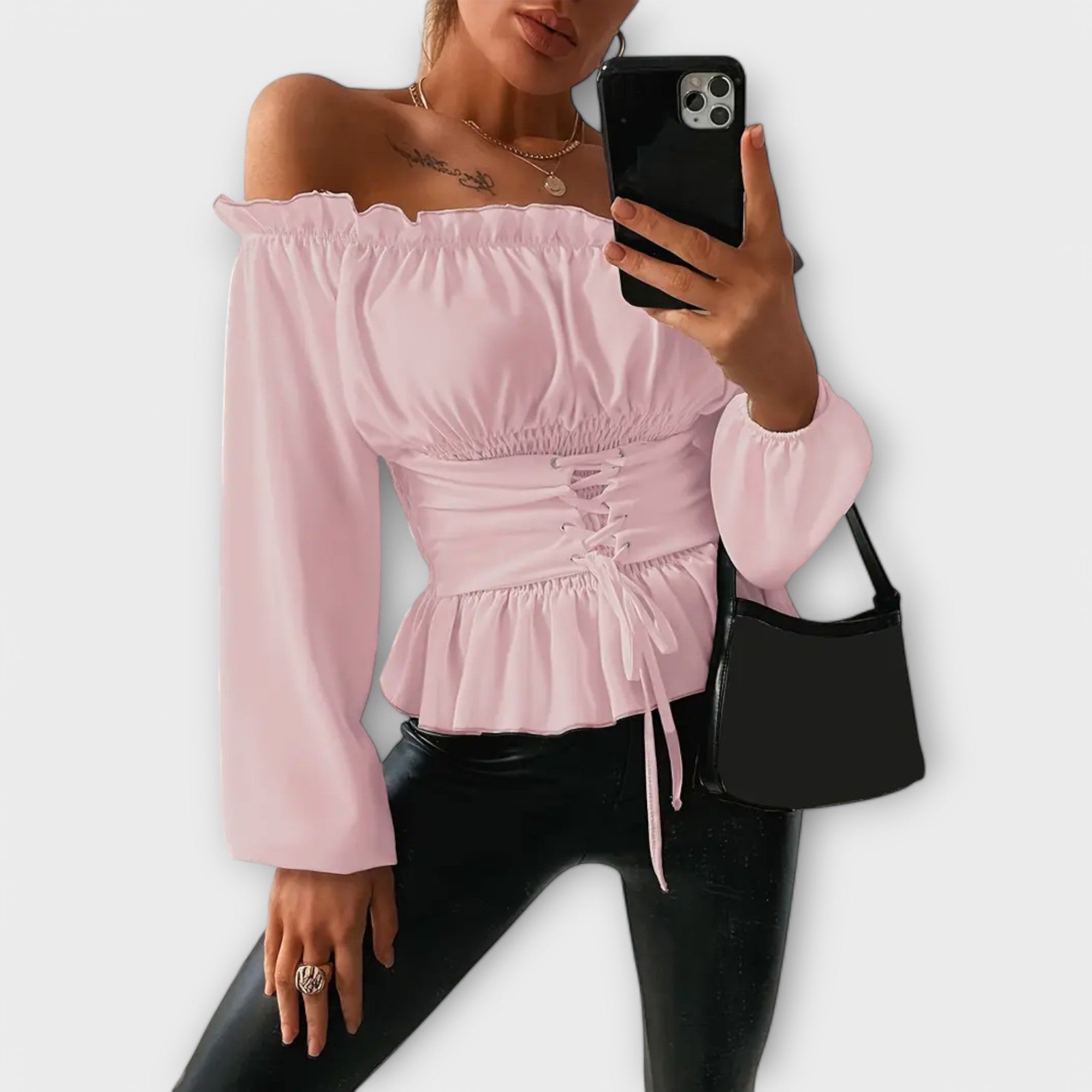 Amelia - Ruffled Blouse