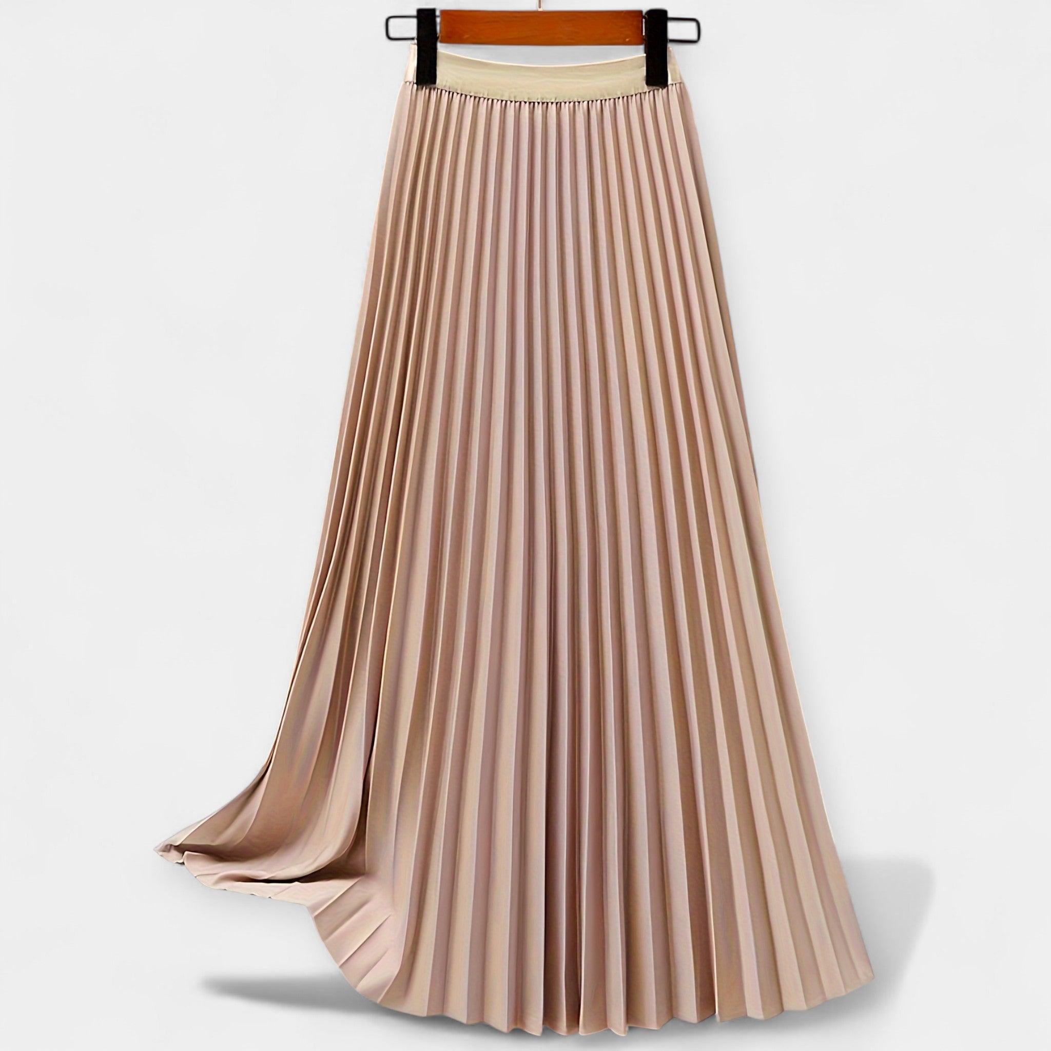 Long Pleated Skirt