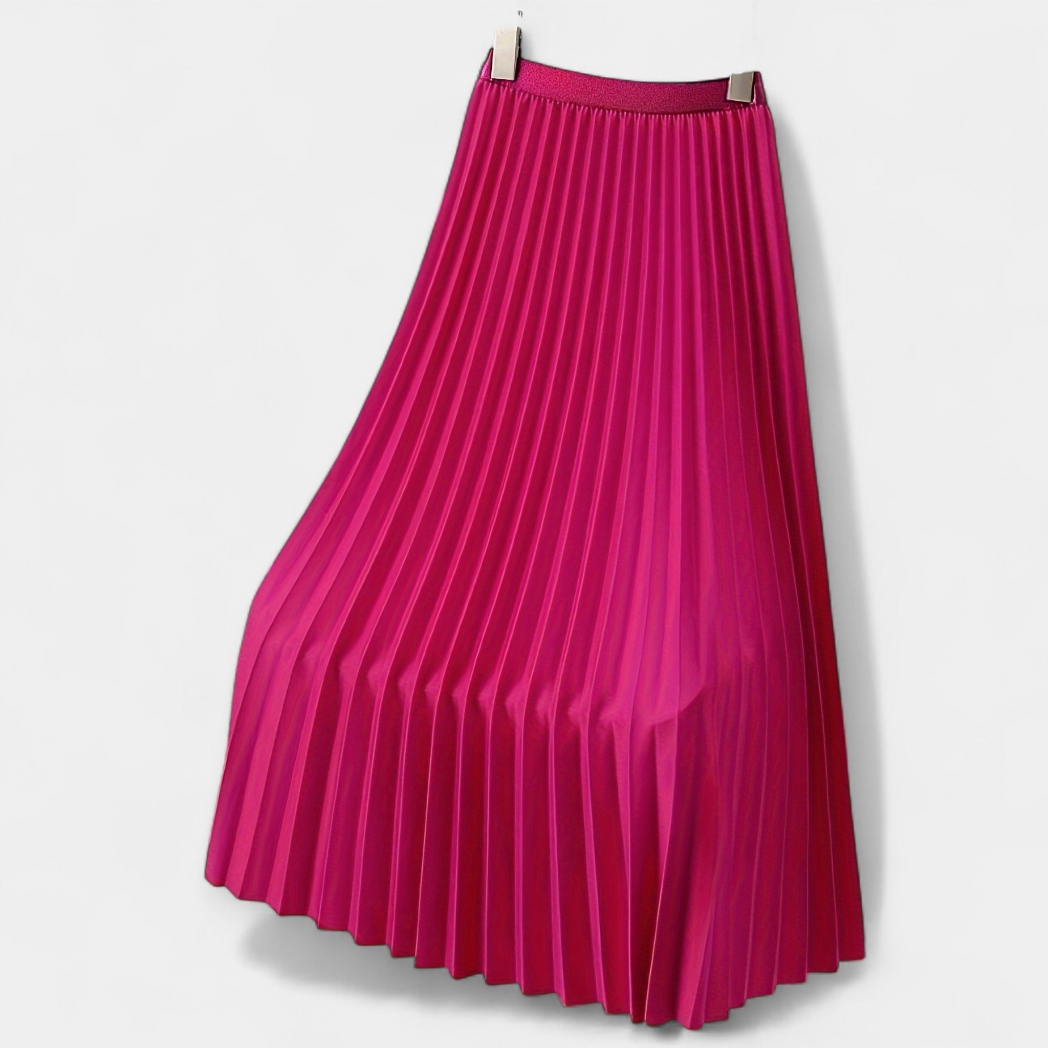 Long Pleated Skirt