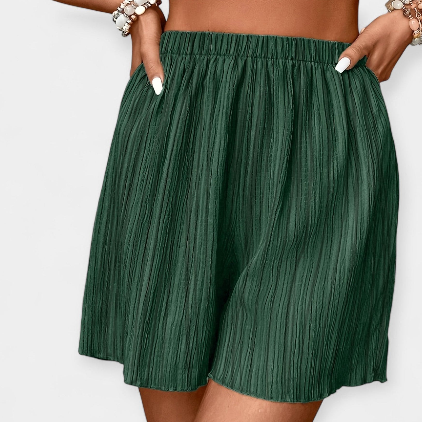 Classic Shorts with Elastic Waist