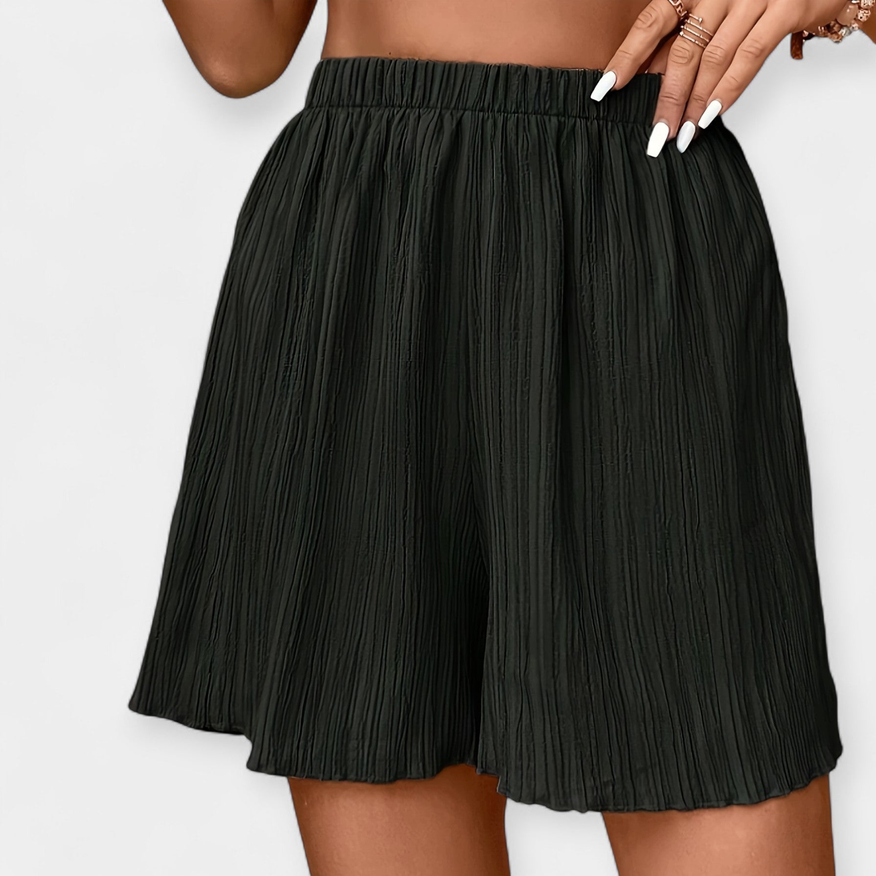 Classic Shorts with Elastic Waist