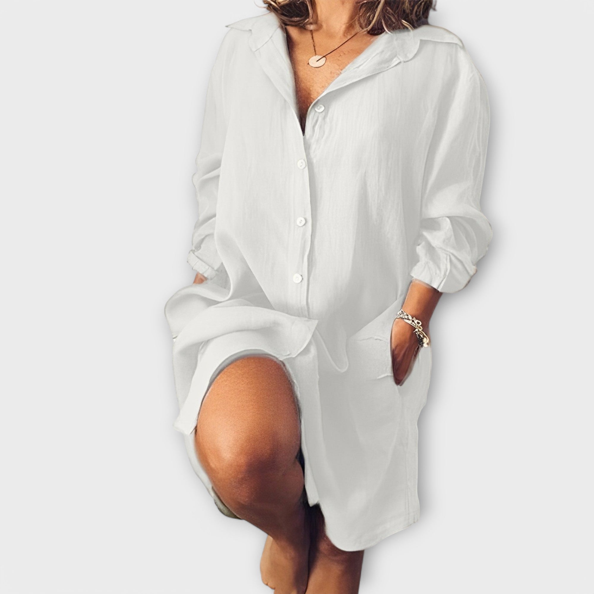 Casual Linen Blouse for Every Day