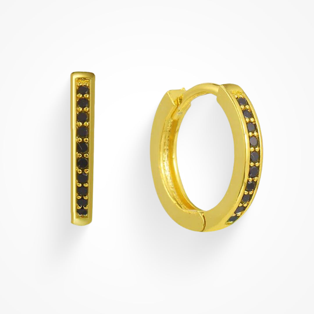 Hoop Earring with Zirconias