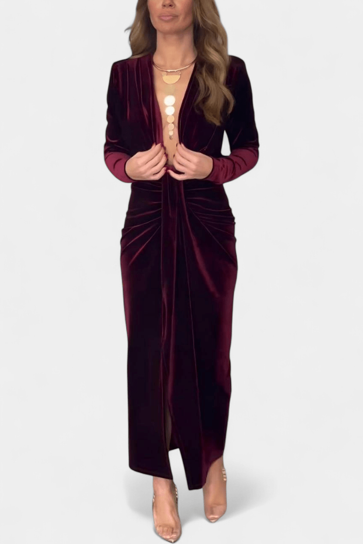 Luna | Velvet Dress