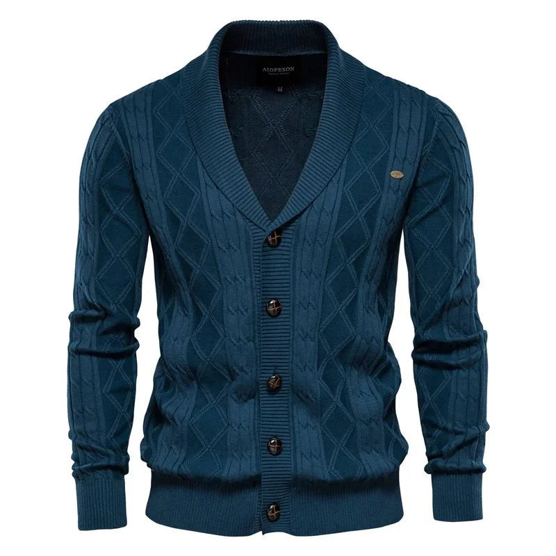 Waldemar | Men's Cardigan with Button Placket