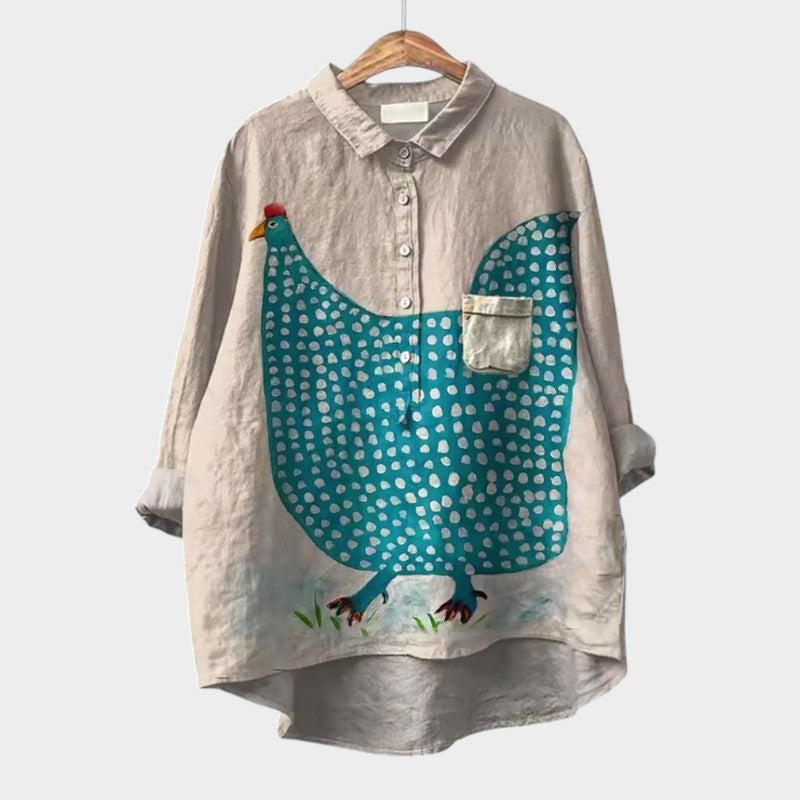 Yvonne | Premium Blouse with Lace