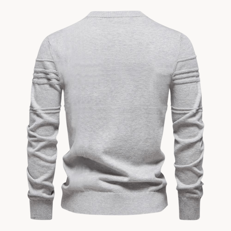 Burkhard | Stylish men's pullover with check design