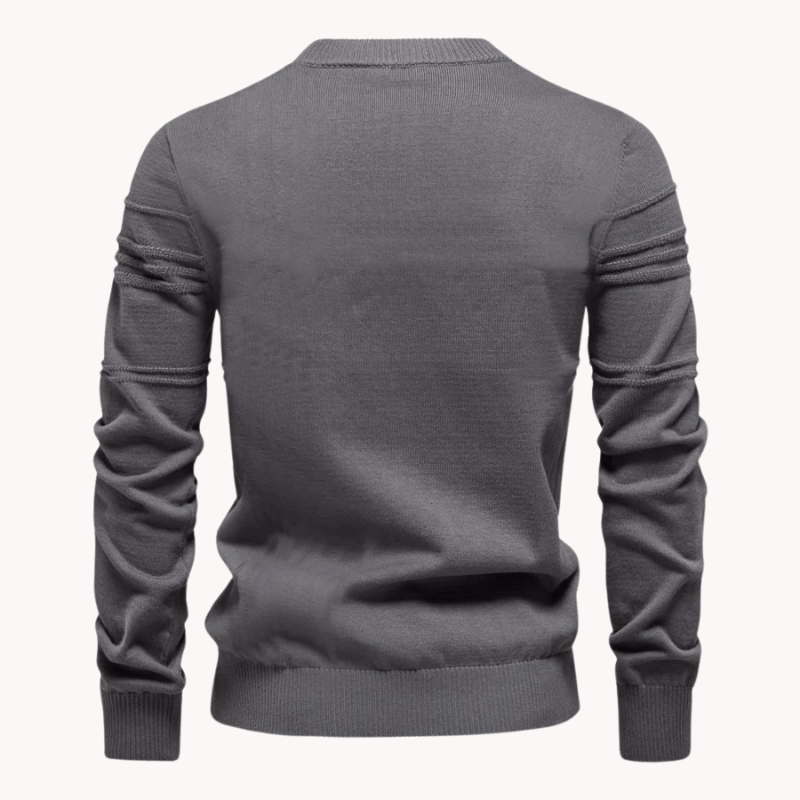 Burkhard | Stylish men's pullover with check design