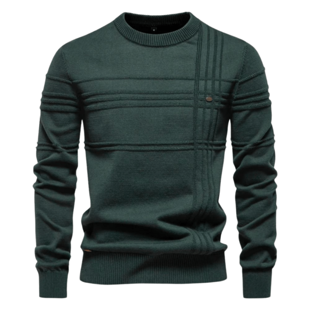 Burkhard | Stylish men's pullover with check design