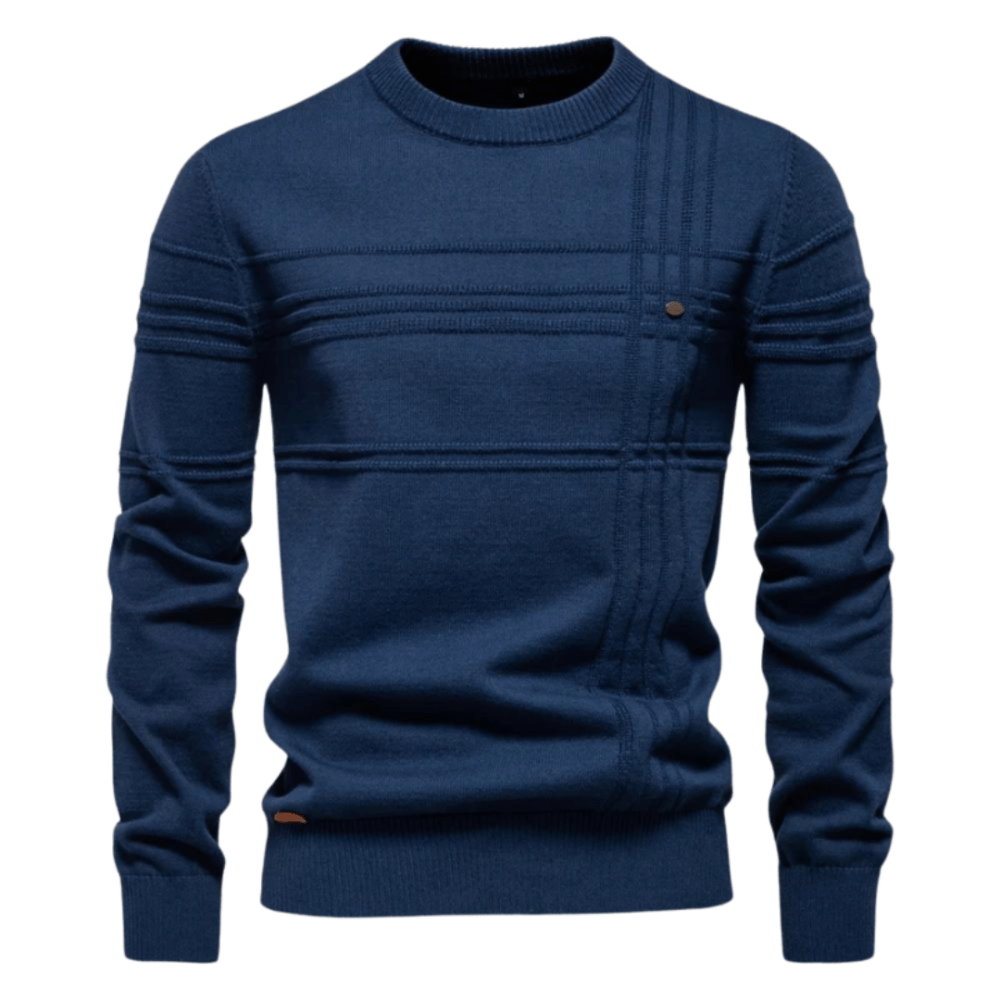 Burkhard | Stylish men's pullover with check design