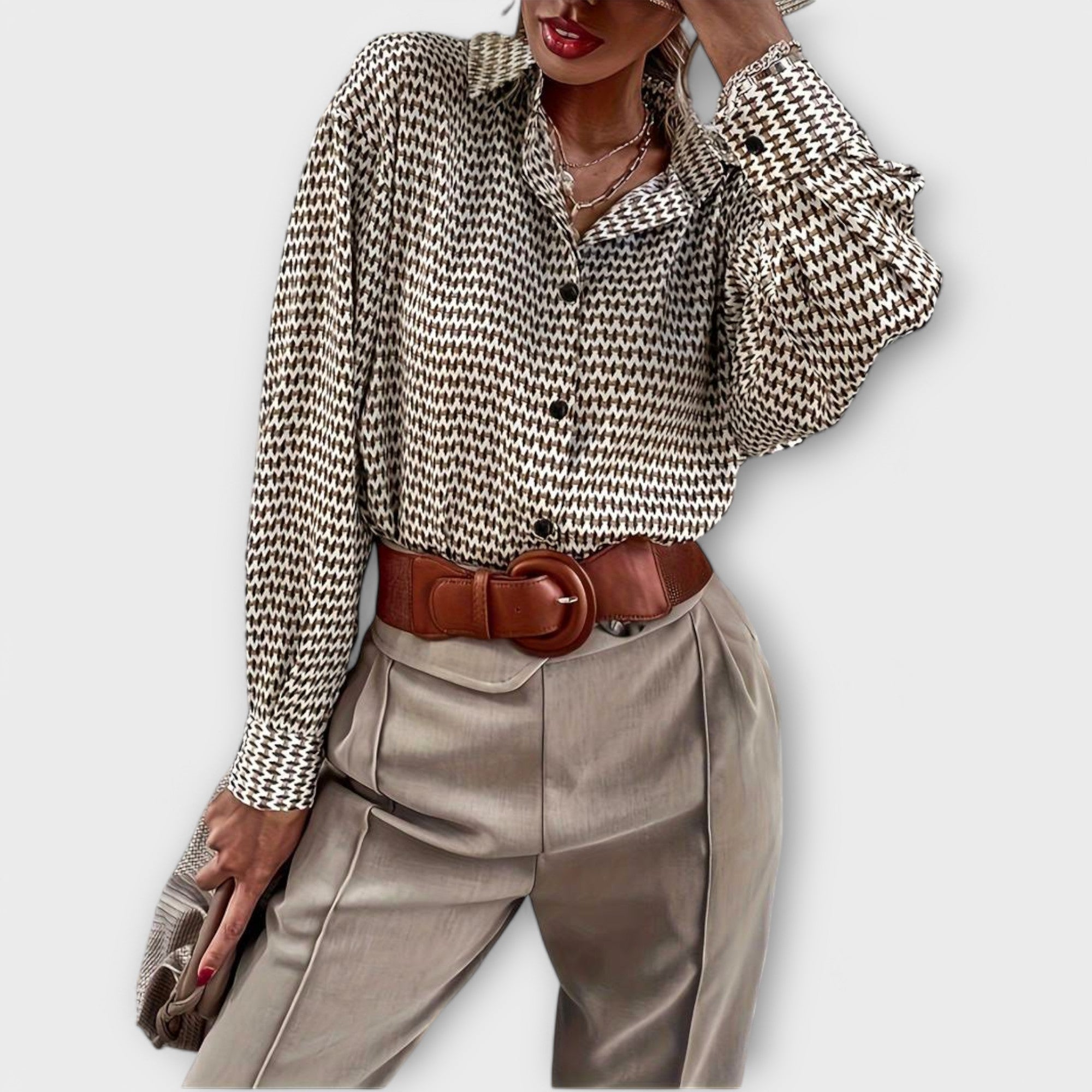 Ashley - Vintage Long Sleeve Blouse