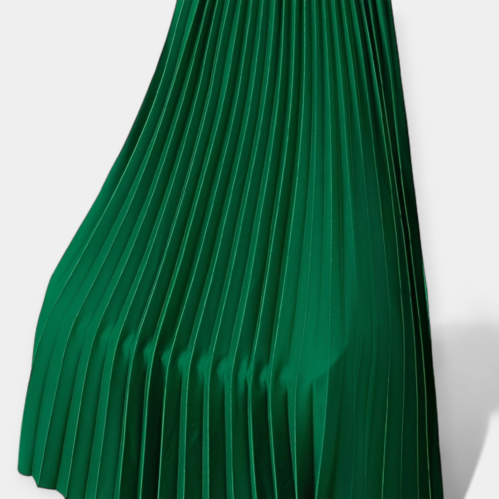 Long Pleated Skirt