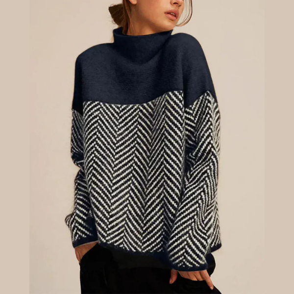 Malene | Cotton Turtleneck Sweater