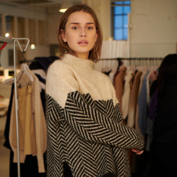 Malene | Cotton Turtleneck Sweater