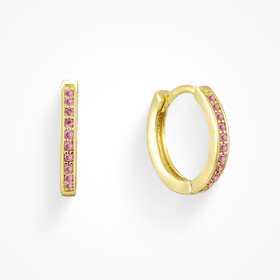 Hoop Earring with Zirconias